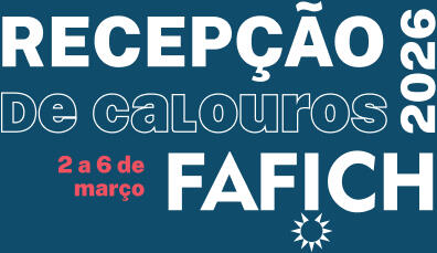 Recepção de Calouros da Fafich 2026/1 • de 2 a 6 de março